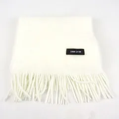 コムサイズム マフラー ストール 無地 シャギー ブランド レディース ホワイト COMME CA ISM 【中古】