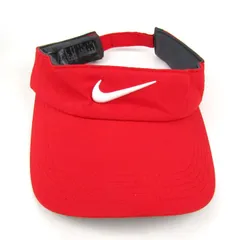 ナイキ ゴルフ サンバイザー スポーツウエア 帽子 ブランド メンズ レッド NIKE 【中古】