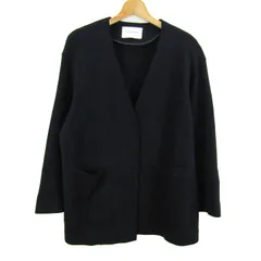 ユナイテッドアローズ ニットジャケット ショートコート アウター レディース ﾌﾘｰサイズ ブラック UNITED ARROWS 【中古】のサムネイル