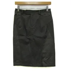 インディヴィ タイトスカート ボトムス ストレッチ 日本製 レディース 38サイズ グレー INDIVI 【中古】