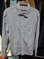 メンズ ストライプ シャツ L