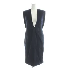 ココディール COCO DEAL ワンピース ひざ丈 ノースリーブ 2M 紺 /AP