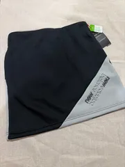 新品タグ付 ニューバランス インレイ裏起毛 スウェット スカート ブラック 1