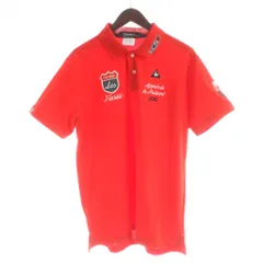 ルコックスポルティフ le coq sportif GOLF COLLECTION ポロシャツ 半袖 LL レッド /AP