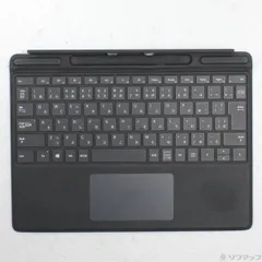ソフマップ 〔中古品〕 スリムペン付き Surface Pro X Signature キーボード 日本語 QSW-00019 ブラック【305】