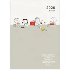 ホールマーク スヌーピー 手帳 2026年 A5 マンスリー ファミリー手帳 仲間とごはんの時間 845858 (2025年 12月始まり)