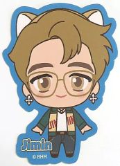 [중고] 스티커 스티커 지민(BTS/방탄소년단) TinyTAN Dynamite 다이컷 스티커 [TinyTAN FUN PARK] 미니게임 Magic Door 복권 SMILE상