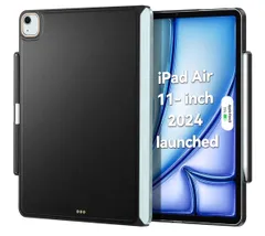 Matekxy iPad Air 11インチ ケース M2 2024専用 マジックキーボードに対応 Magic Keyboard/Smart Keyboard Folioに対応 Apple Pencilホルダー付き マグネット付き 磁気吸着 薄型軽量