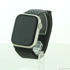ソフマップ 〔中古品〕 Apple Watch Series 7 Nike GPS 45mm スターライトアルミニウムケース ブラックNikeスポーツループ【276】