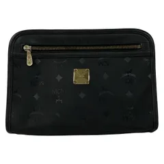 MCM(エムシーエム) セカンドバッグ - 黒