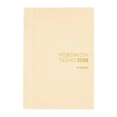 ほぼ日手帳2026本体オリジナル 英語版[A6/1日1ページ(英語)/1月/月曜はじまり]