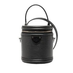 ルイ ヴィトン エピ カンヌ ハンドバッグ ショルダーバッグ 2WAY M52226 ノワール ブラック レザー レディース LOUIS VUITTON【1-0249637】