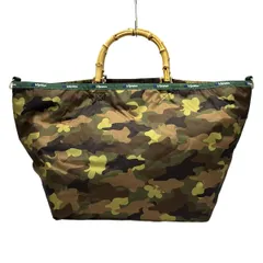 LESPORTSAC(レスポートサック) トートバッグ - カーキ×ベージュ×マルチ 迷彩柄