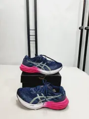 アシックス ダイナブラスト3 ランニングシューズ ネイビー ピンク 235