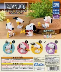 【中古】紙製品 ガチャ台紙 「PEANUTS スヌーピー＆ウッドストック なかよしフィギュア」