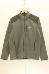【中古】 mont bell メンズジャケット L クリマプラス ニットジャケット mont bell L グレー 灰 ロゴ