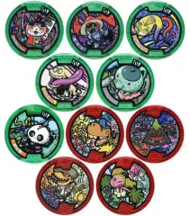 【中古】妖怪メダル [コード保証無し] 全10種セット 「妖怪ウォッチ 妖怪メダルUラムネ2」