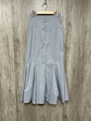 MERCURYDUO マーキュリーデュオ ストレッチ フレア マーメイド スカート sizeM/水色 ■■ レディース