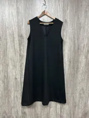 un dix cors アンディコール 2WAY ジャンバースカート ジャンスカ Iライン ワンピース sizePM/黒 ■■ レディース