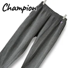 Champion チャンピオン グレー スウェットパンツ ジョガーパンツ M JASPO ゴールドウイン製 メンズ 部屋着 ルームウェア スポーツ カジュアル ロゴ ワンポイント ポリエステル 綿 シンプル 定番 普段使い 快適 古着 0000972OC