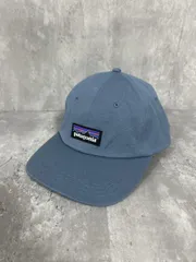 美品 Patagonia パタゴニア P-6ラベル・トラッド ベースボール キャップ sizeONE/ユーティリティブルー ■■ メンズ