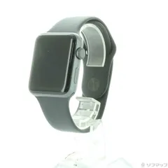 ソフマップ 〔中古品〕 Apple Watch Series 3 GPS 42mm スペースグレイアルミニウムケース ブラックスポーツバンド【344】