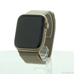 ソフマップ 〔中古品〕 Apple Watch Series 5 GPS + Cellular 44mm ゴールドステンレススチールケース ゴールドミラネーゼループ【344】
