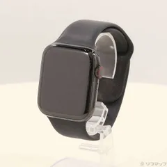 ソフマップ 〔中古品〕 Apple Watch Series 5 GPS + Cellular 44mm スペースブラックステンレススチールケース ブラックスポーツバンド【344】