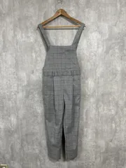 Ungrid アングリッド チェック サロペット オーバーオール sizeM/グレー ■■ レディース