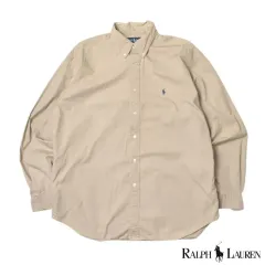 90S ポロ ラルフローレン ブレイク シャツ L N1206
