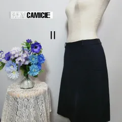 ナラカミーチェ　訳あり　ひざ丈スカート　黒色系　Lサイズ