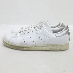 t■【27cm】アディダス/ADIDAS スタンスミス レザーシューズ■白×銀/MENS/29【中古】