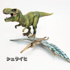 シュライヒ (Schleich) 恐竜 ティラノサウルス・レックス ケツァルコアトルス フィギュア 2点まとめ売り