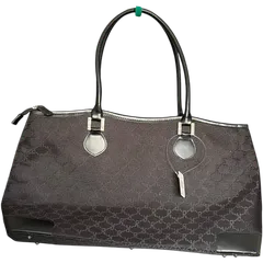  ロベルタディカメリーノ（Roberta di Camerino） 総柄トートバッグ  ブラック 黒 肩がけ レディース【ZK88】