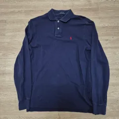 POLO RALPH LAUREN ポロラルフローレン スモールポニー PK 長袖 カラーTシャツ S (90)
