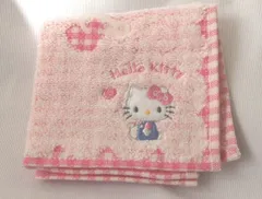 ハローキティ プチタオル（チェック）  ハンカチ 583146 定形外配送
