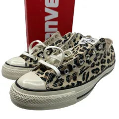 CONVERSE×WACKO MARIA(ワコマリア×コンバース) 24SS ALL STAR US OX / WM LEOPARD オールスター レオパード 1SD803 30cm ベージュ×ブラウン コラボ スニーカー