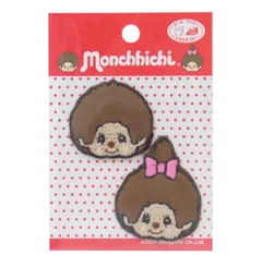 ★新品★モンチッチ アイロンパッチシール ワッペン 顔 商品番号0012