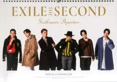 【中古】カレンダー EXILE THE SECOND 2020年度壁掛けカレンダー 
