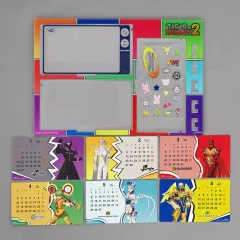 【中古】カレンダー TIGER ＆ BUNNY 2 2023年度 アクリルスタンドカレンダー プレミアムバンダイ限定