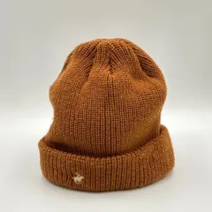 ■ BEVERLY HILLS POLO CLUB ビバリーヒルズポロクラブ ニット帽 ビーニー ブラウン 茶色 57-59cm