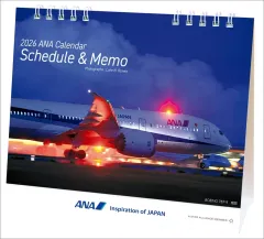 【中古】カレンダー ANA『メモ』 2026年卓上カレンダーのサムネイル