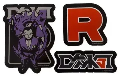 【中古】シール・ステッカー(キャラクター) ロケット団 ステッカー3枚セット SECRET TEAMS 「ポケットモンスター ウルトラサン・ウルトラムーン」 ポケモンセンター限定