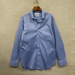 ユニクロ カジュアル スリムフィット 長袖 シャツ L M10487