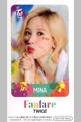 【中古】シール・ステッカー ミナ ICカードステッカー 「CD Fanfare」 ONCE JAPAN会員限定購入特典