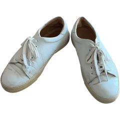  A.P.C コラボ　スニーカー  ホワイト 白  レディース37サイズ 中古 靴 シューズ【ZK89】  