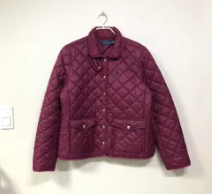 POLO RALPH LAUREN ポロラルフローレン レディース オーバーサイズ キルティング ジャケット XL _ 딥마젠타