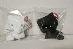 天使悪魔ハローキティぬいぐるみキーホルダー 2個まとめ