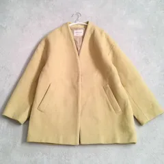 green label relaxing ノーカラーコート　ウール　38　ユナイテッドアローズ　グリーンレーベルリラクシング