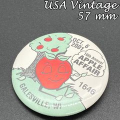 缶バッジ ビンテージ 輸入 アメリカ 『 リバーフェスト 2001年 花火